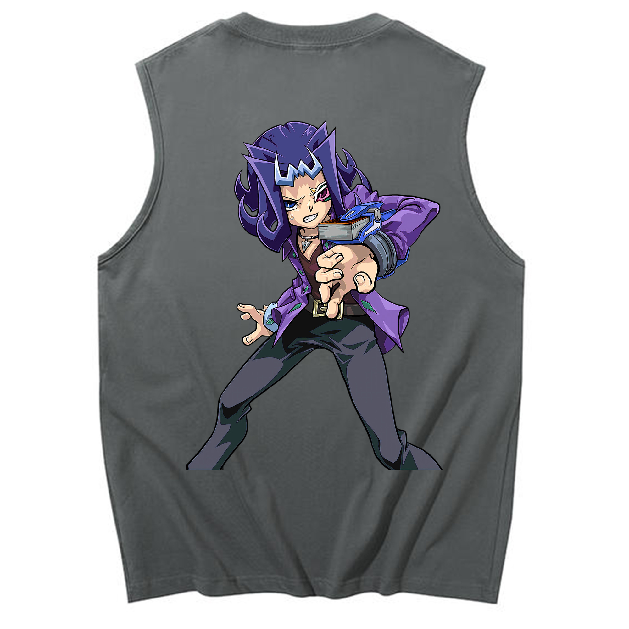 （画像用） 遊☆戯☆王 Yu-Gi-Oh! コットン100％タンクトップ（背面プリント）